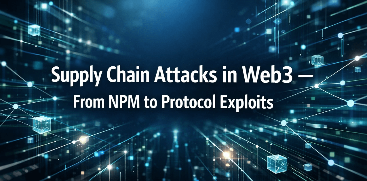 Supply Chain Attacks in Web3 — From NPM to Protocol Exploits